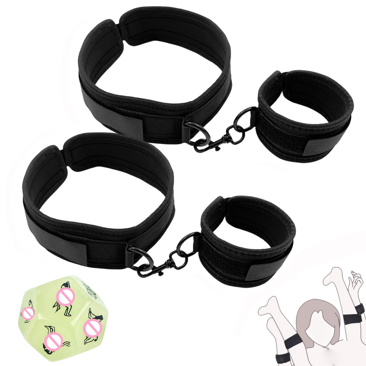 Women'S Ankle Accessories - Женские ограничения, манжеты на щиколотке, наручники,