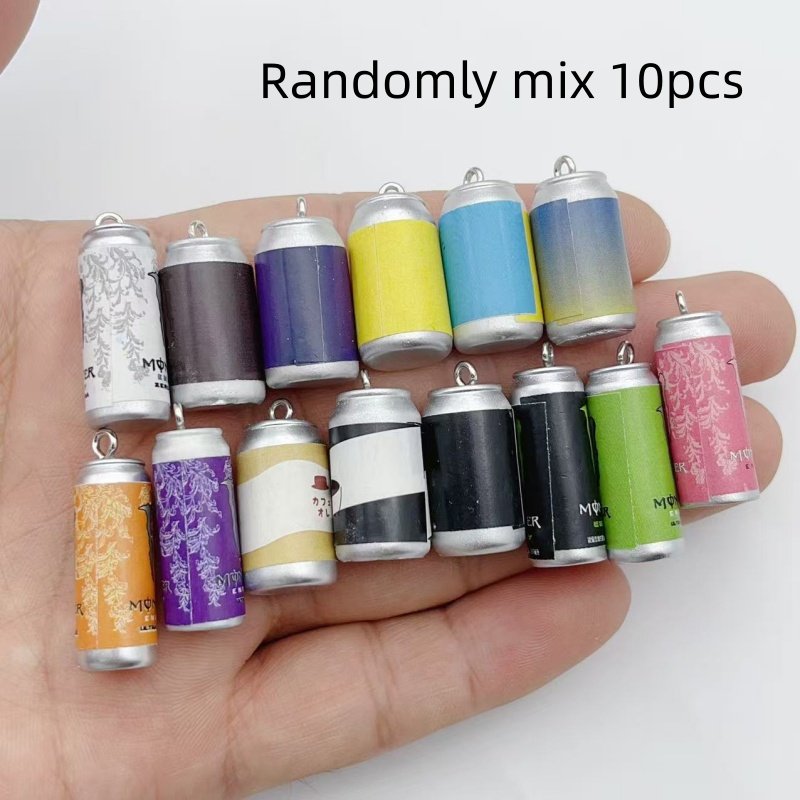 Women'S Keychain Accessories - 10 шт. миниатюрных имитационных брелоков-баночек для