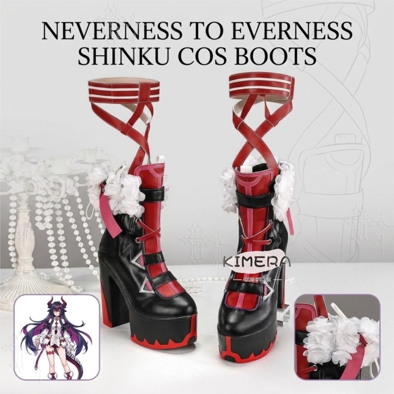 Women'S Accessories For Shoes - Neverness To Everness Shinku Кастомные косплей-ботинки,