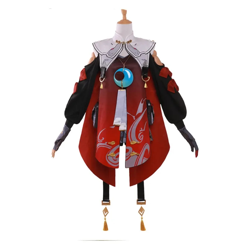 Women'S Red Accessories - Костюм для косплея в стиле Danjin