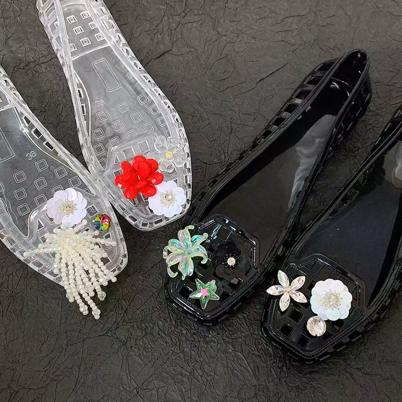 Women'S Accessories For Shoes - Женские туфли-кристаллы, летние женские туфли с