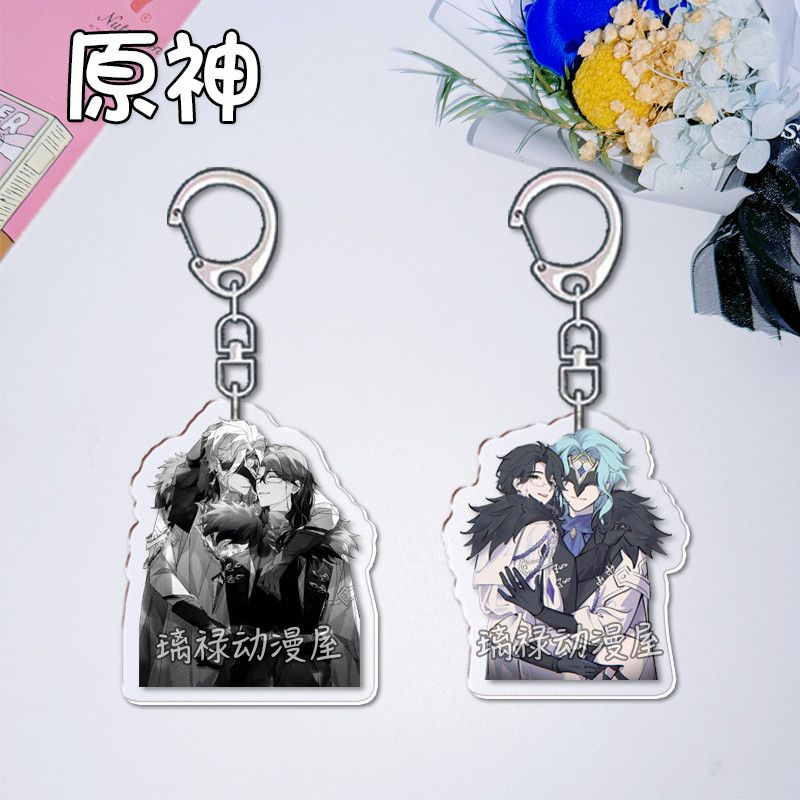 Women'S Keychain Accessories - 2 шт. брелоков Genshin Impact для