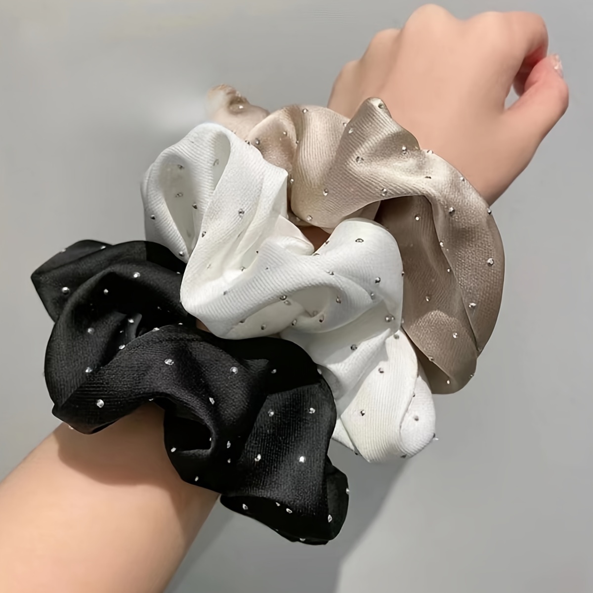 Hair Tie Velvet - 1/3 шт. атласные резинки для волос