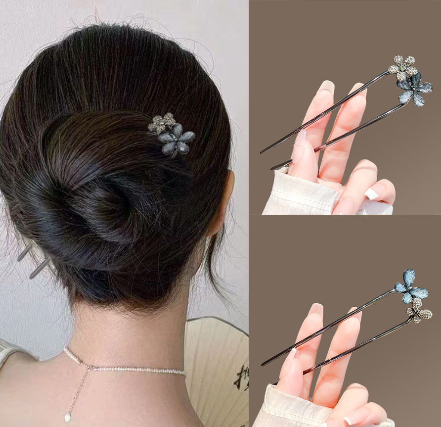 Women'S Accessories List - Винтажная заколка для волос с цветочным