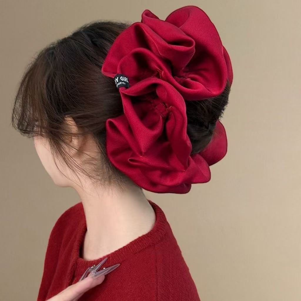 Hair Tie Velvet - Большие бархатные резинки для волос –