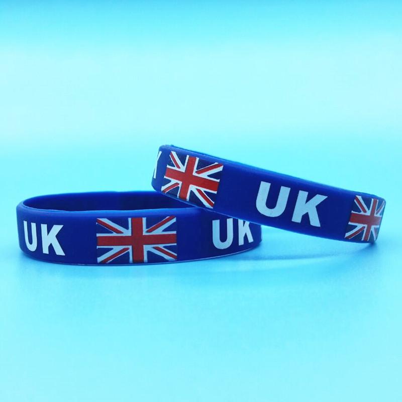 Women'S Accessories Uk - 2 шт., силиконовый браслет с флагом