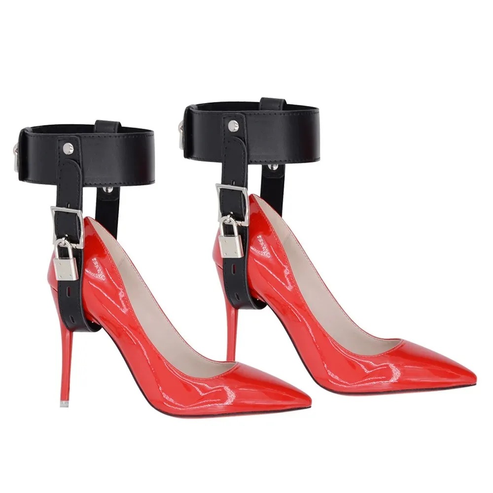 Women'S Ankle Accessories - Запираемые ремни-манжеты из искусственной кожи для