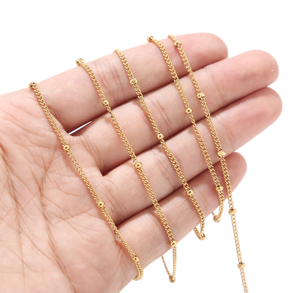 Цепи из нержавеющей стали для  – обзор и цена Beaded Anklet Chain