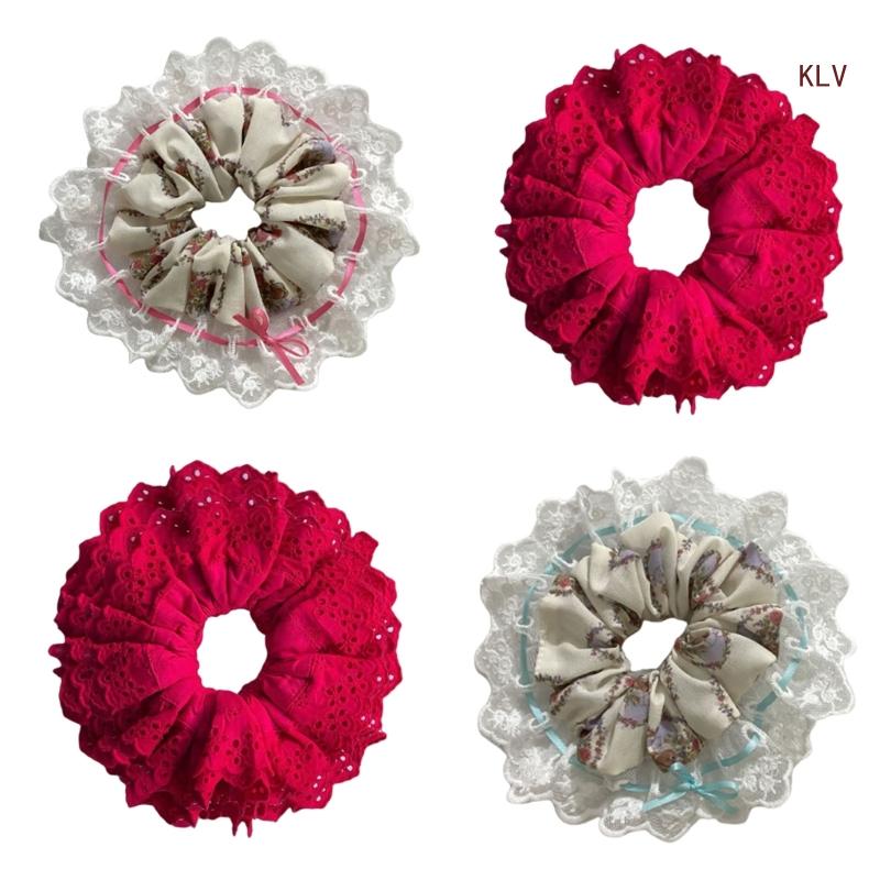 Резинки для волос с кружевом,  – обзор и цена Hair Tie Velvet