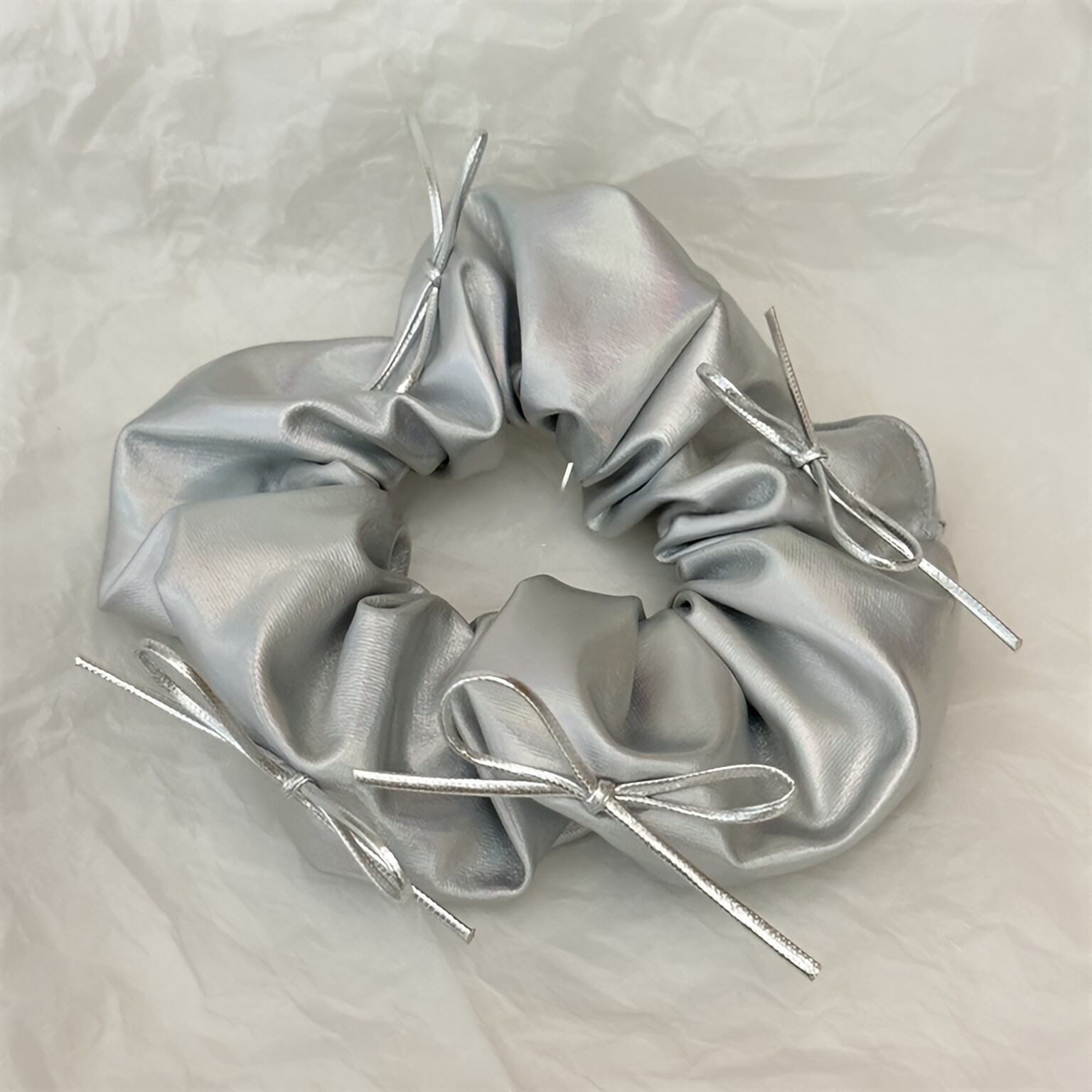 Серебристые разноцветные резин – обзор и цена Hair Tie Velvet