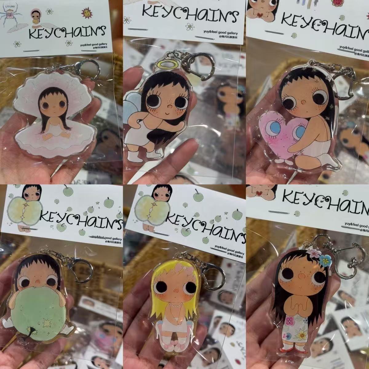 Юй — девочка. Милый мультяшный – обзор и цена Women'S Keychain Accessories