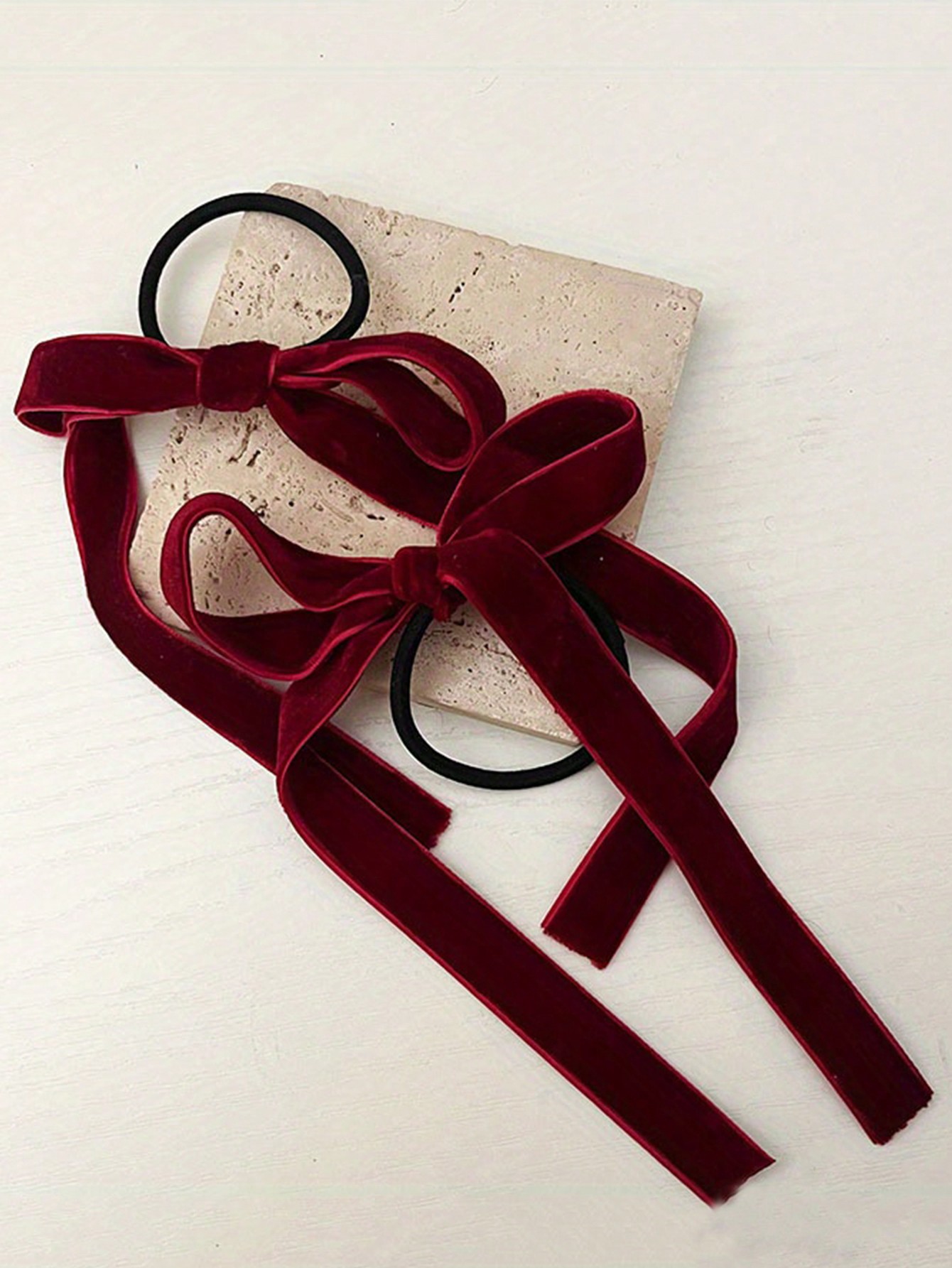 2/8 шт. модные черные бархатны – обзор и цена Hair Tie Velvet