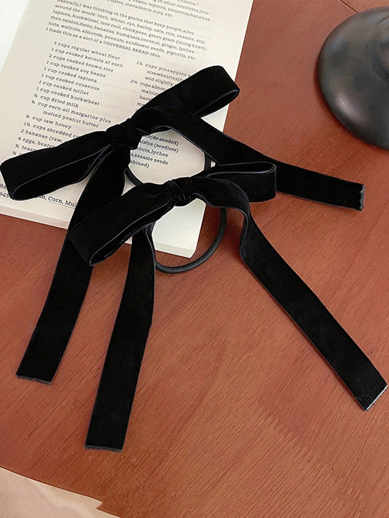 2/8 шт. модные черные бархатны – обзор и цена Hair Tie Velvet