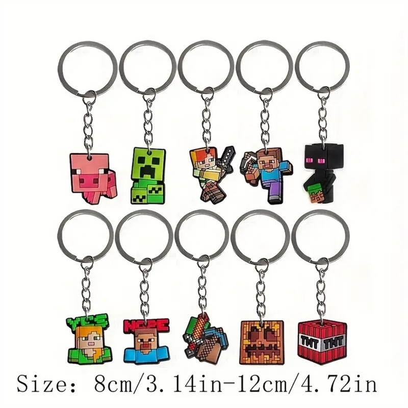 Популярные аксессуары Minecraf – обзор и цена Women'S Keychain Accessories