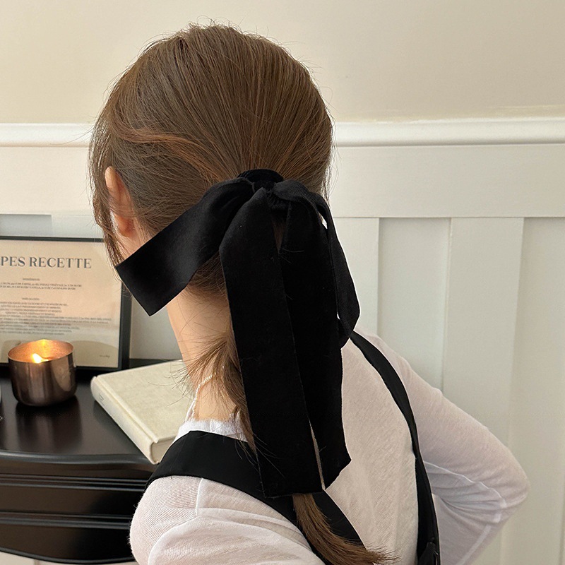 Милые красные, черные бархатны – обзор и цена Hair Tie Velvet