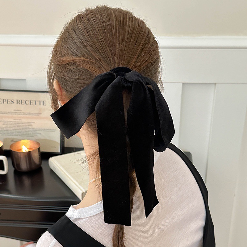 Милые красные, черные бархатны – обзор и цена Hair Tie Velvet