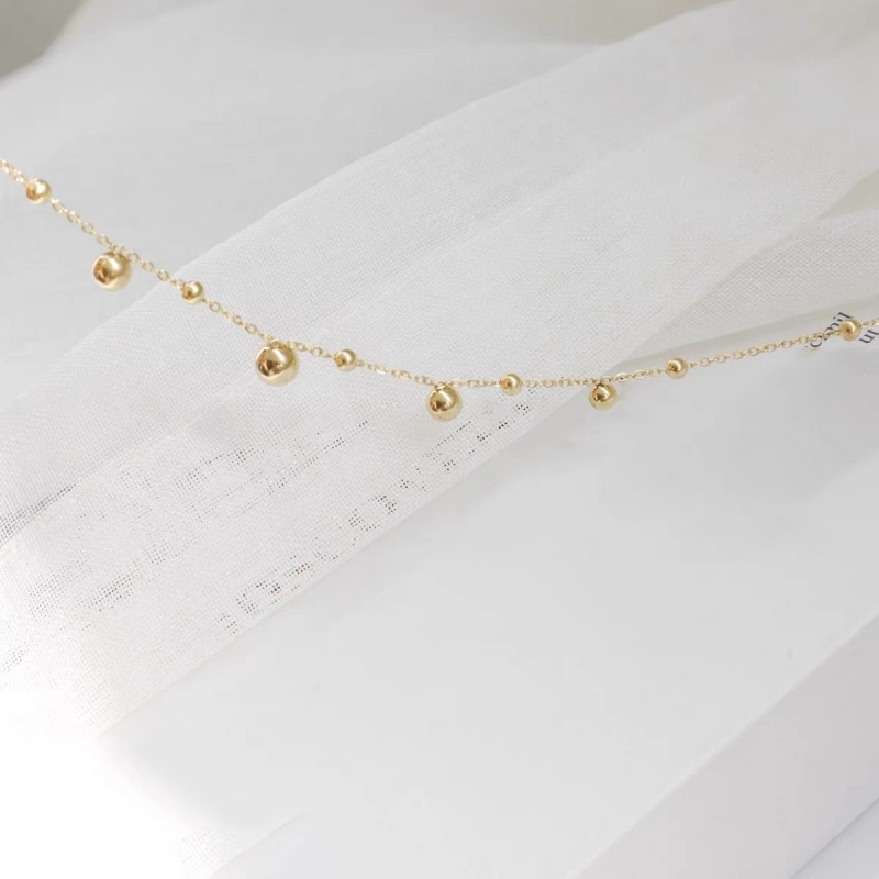Золотая цепочка на ногу с круг – обзор и цена Beaded Anklet Chain
