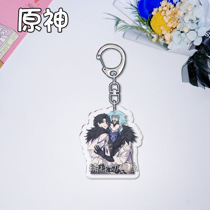 2 шт. брелоков Genshin Impact  – обзор и цена Women'S Keychain Accessories