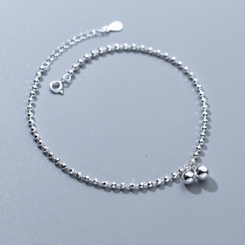 Браслет на ногу из серебра 925 – обзор и цена Beaded Anklet Chain