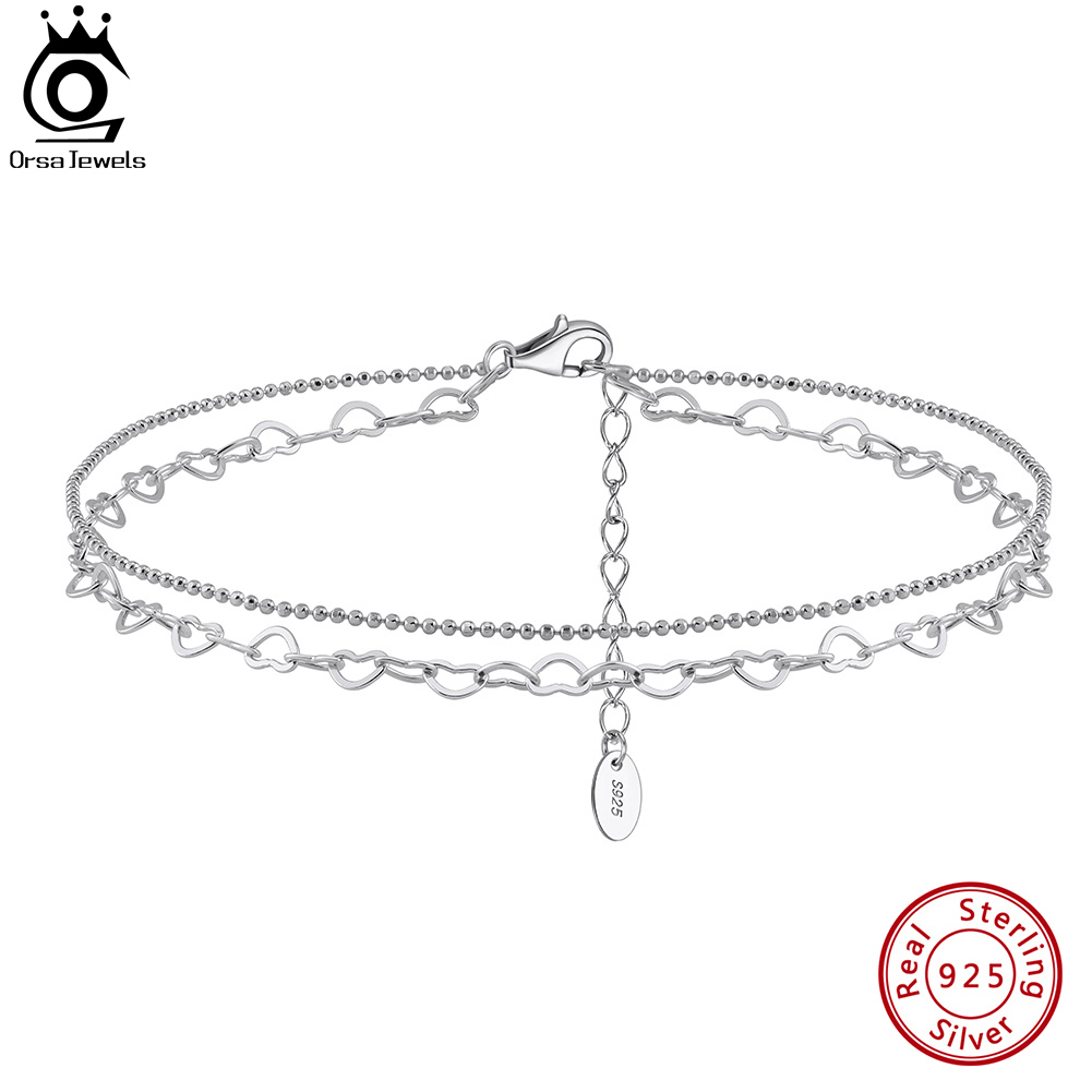 Многослойные браслеты на щикол – обзор и цена Beaded Anklet Chain
