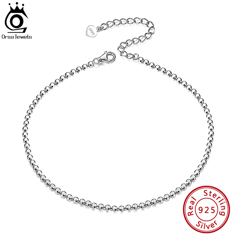 ORSA JEWELS Настоящий браслет  – обзор и цена Beaded Anklet Chain