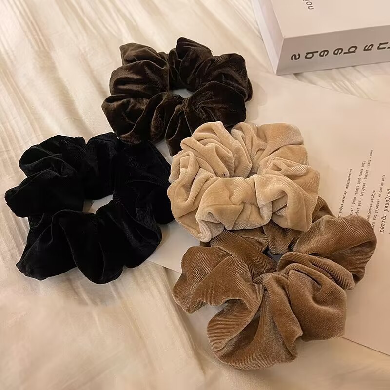 1-4 шт., женские резинки для в – обзор и цена Hair Tie Velvet