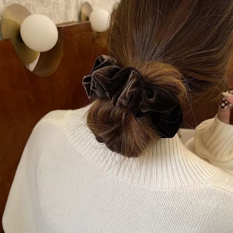 1-4 шт., женские резинки для в – обзор и цена Hair Tie Velvet