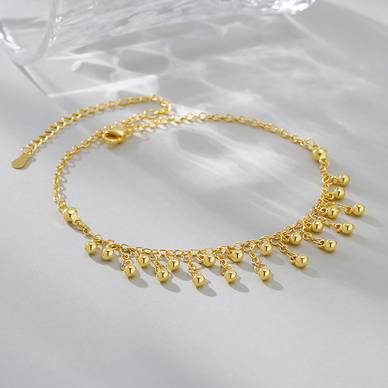Цепочка на щиколотке из стерли – обзор и цена Beaded Anklet Chain