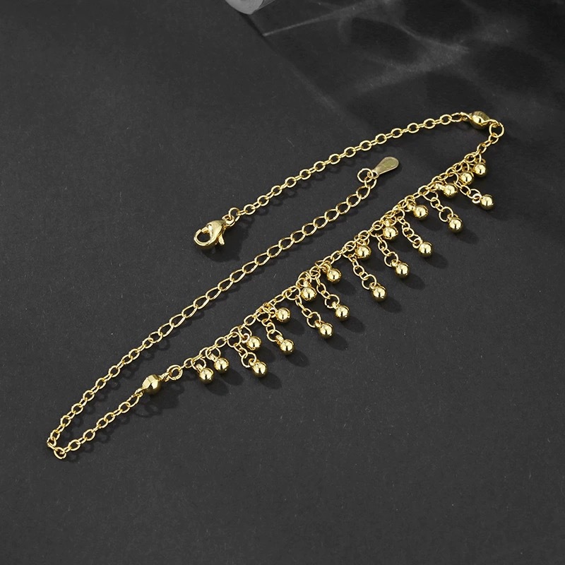 Цепочка на щиколотке из стерли – обзор и цена Beaded Anklet Chain