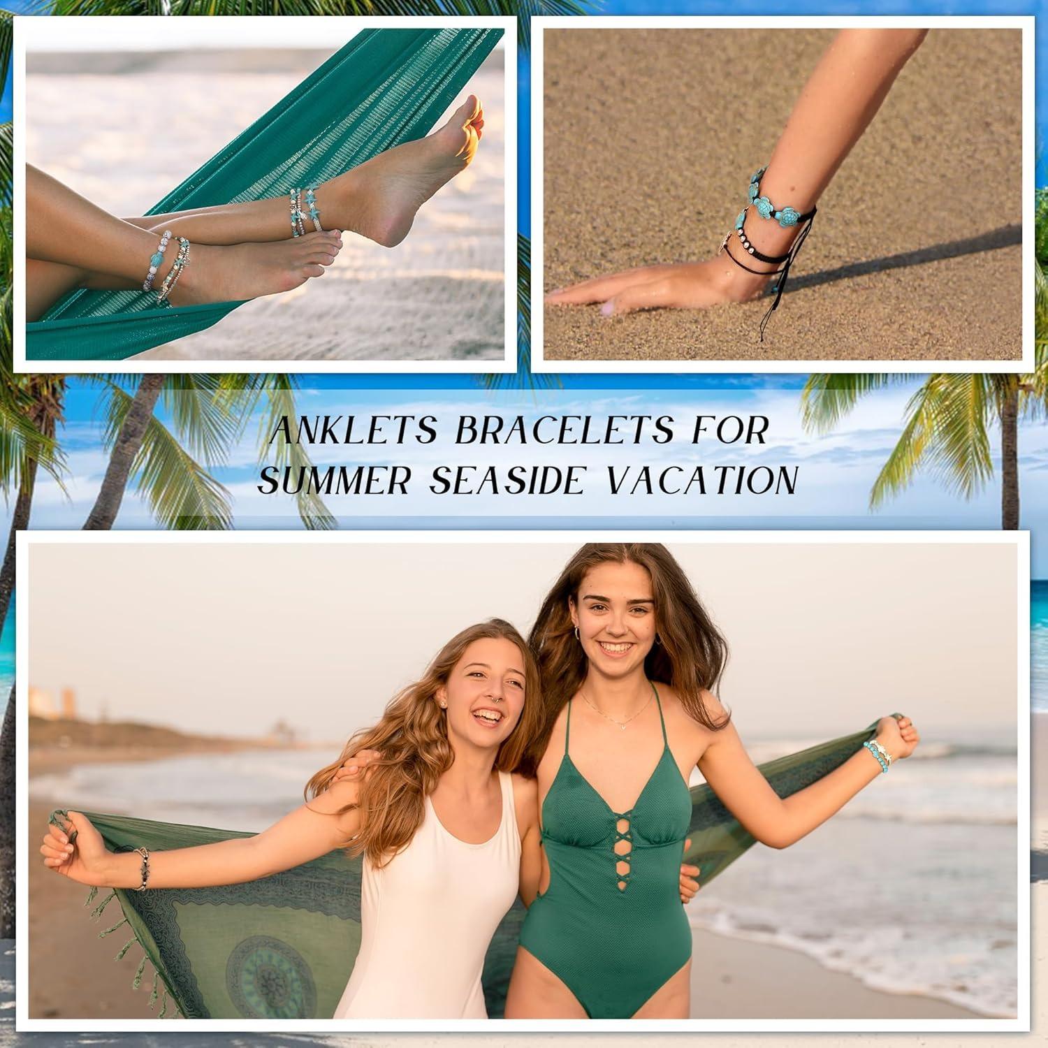 10 шт. браслетов на щиколотку  – обзор и цена Women'S Ankle Accessories