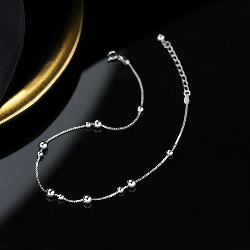 Цепочка на щиколотке из стерли – обзор и цена Beaded Anklet Chain