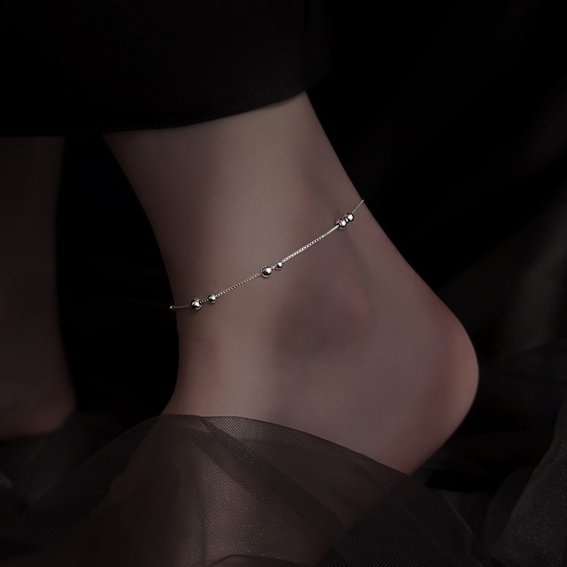 Цепочка на щиколотке из стерли – обзор и цена Beaded Anklet Chain